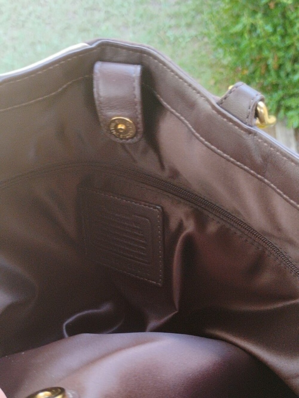 Coach Brown & Taupe Patchwork Tote Bag choice of wallet & mucin 5800 skincare - Picture 7 of 10